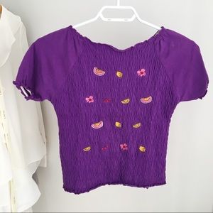 Purple Fruit Shirt
